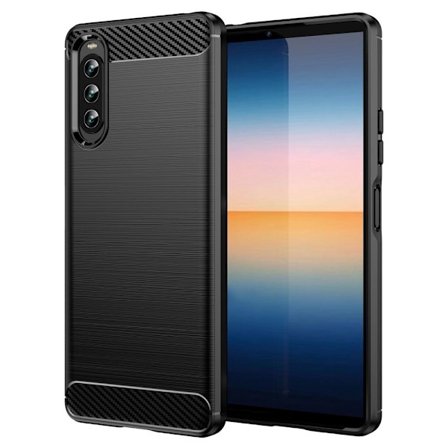 Carbon Flex Sony Xperia 10 IV skal - Svart