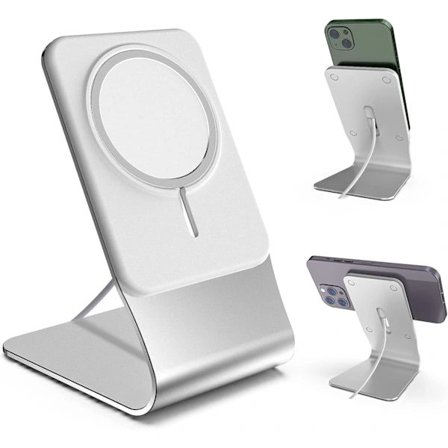 Phone Stand for MagSafe Charger, Desk Phone Holder 【Note: Stand Only, Magsafe Charger and Cable Not Included】