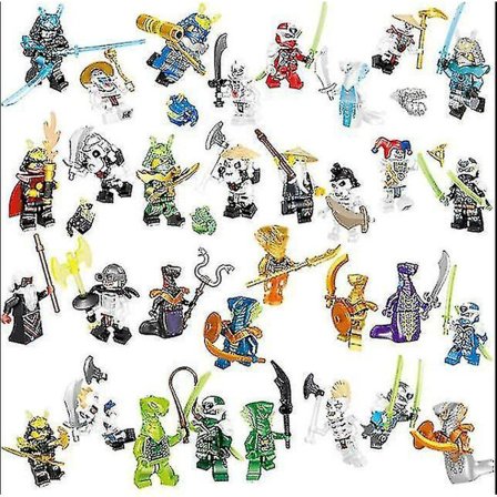 Yyh-sopii Ninjago-minihahmoille Kai Jay Sensei Wu Master Fit Lego rakennuspalikkalelu 32 kpl