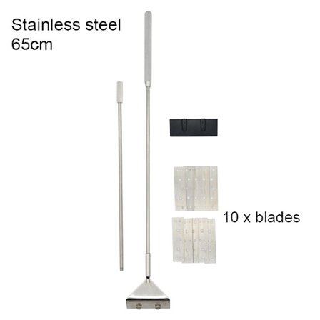 Aquarium Alg Remover Aluminiumlegering Rostfritt St