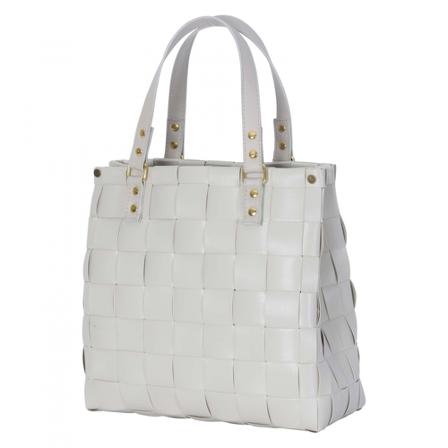 Handed By, Handed By Charlotte Handbag, Pale Grey, Hvit, Dame, Størrelse: ONE SIZE
