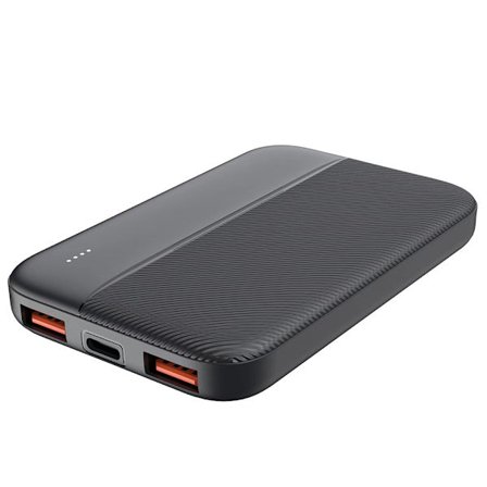 United PB2502 powerbank 5000 mAh med USB-A och USB-C - Svart
