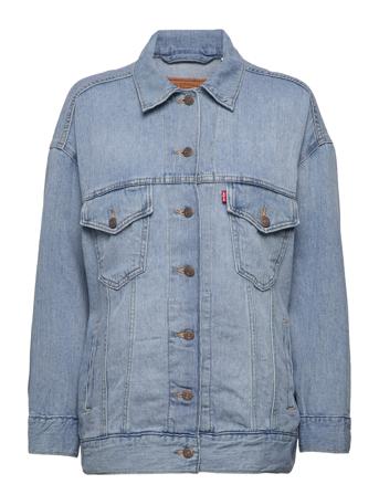 Pajama Trucker Lets Stay In Tr Jakke Denimjakke Blå LEVI ́S Women