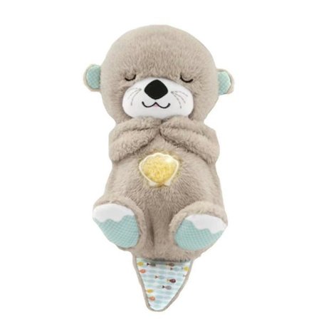 Andas Otter Sova Och Lekkamrat Otter Musikalisk Gosedjur Baby Plyschleksak Med Ljus Ljud Nyfödd Sensorisk Bekväm Baby Leksak