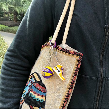 2 kpl Kenkämalli Avaimenperä Laukku Riippuva 3d Kolmiulotteinen Mini