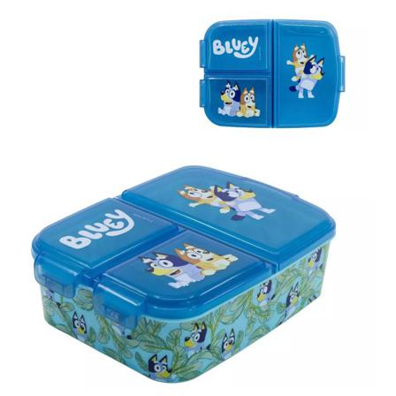 Bluey Lounaslaatikko, jossa 3 lokeroa Multicolor one size