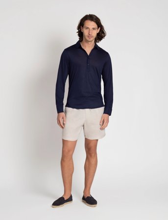The Resort Co. Lyocell Popover Navy - Navy - XL