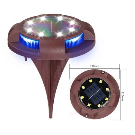 Solar Ground Lights Trädgårdsljus FÄRG 7 FÄRG 7