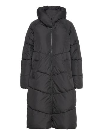 Vinilly L/S New Long Padded Jacket/Pb Vila Black