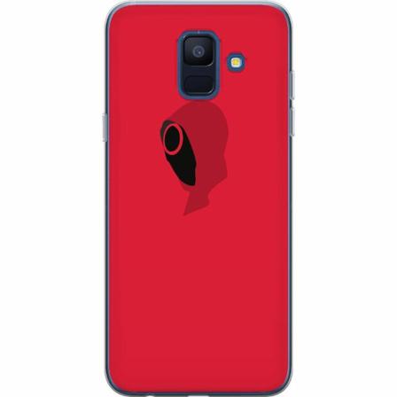 Samsung Galaxy A6 (2018) Genomskinligt Skal Squid Game