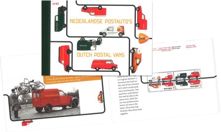 Holland - EUROPA 2013 postbiler - Postfrisk prestigehæfte