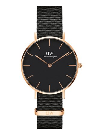 Daniel Wellington Petite 32 Cornwall Rg Black - Black - 32 mm