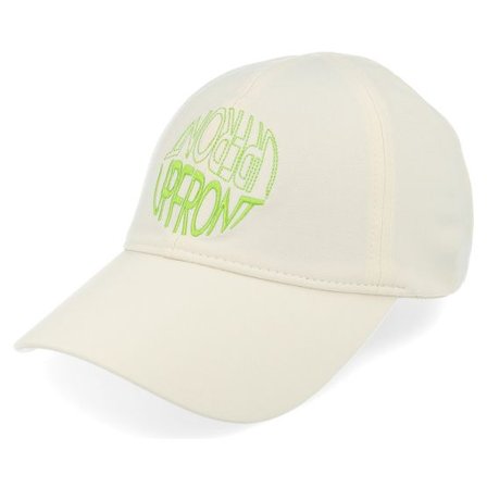 Upfront - Vit unconstructed Keps - Angler Soft Low Baseball Cap Stone Dad Cap @ Hatstore