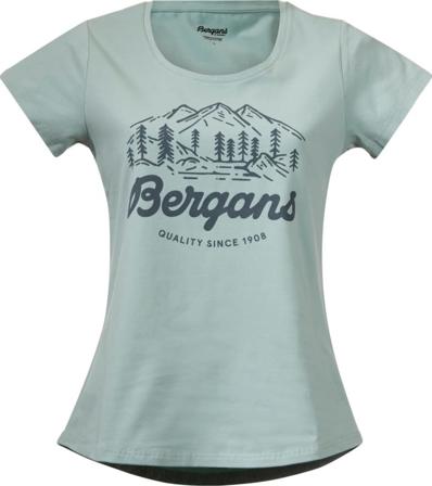 Bergans Women's Classic V2 Tee Women short-sleeved sweaters Blue L