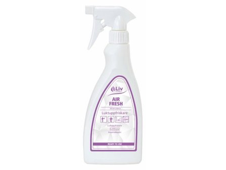 LIV Luktförbättrare parfymerad 500ml - Lyreco - Städ och hygien - Luktförbättrare - Sprayer och flaskor