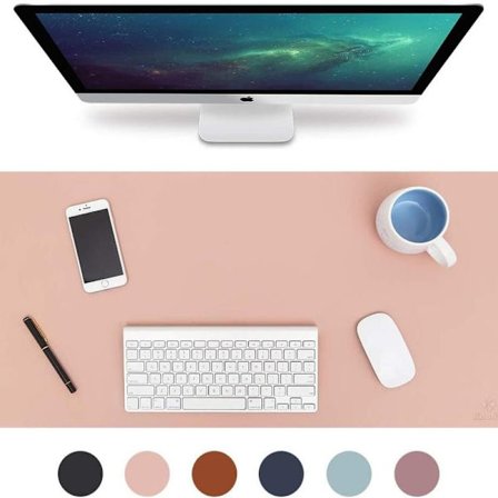 Pöytäalusta, työpöytäalusta, 80x40 cm keinonahkainen pöytäalusta,