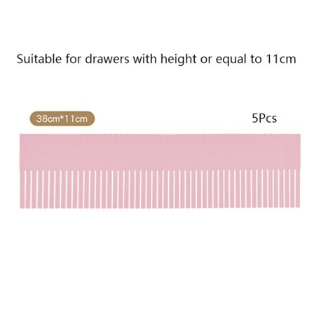 5 stk skuffedeler Kombinasjonsskillebrett PINK M M