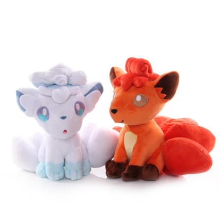2 stk Vulpix myk dukke Søt plysjleketøy Festival Gavefigur