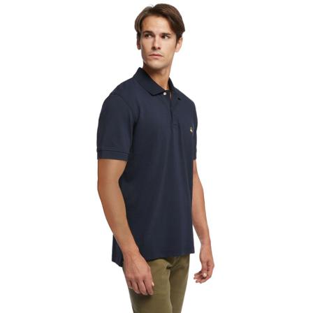 Brooks Brothers Slim-fit Short Sleeves Supima Cotton Polo Shirt Blå, Herre