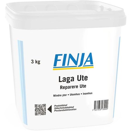 Finja Laga Ute Spackel 3 kg, Färg & tapeter