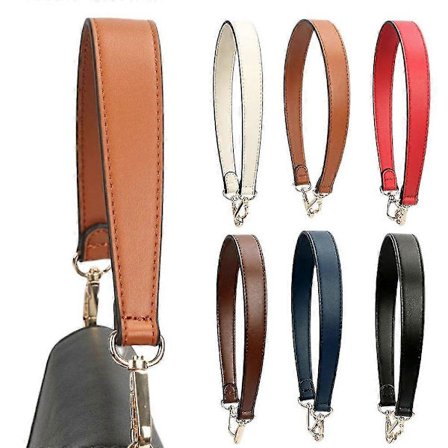 Ægte Læder Taske Rem Håndtaske Håndtag Til Håndtaske Kort Taske Rem