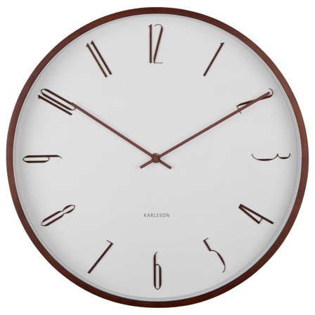 Karlsson Scandia väggklocka 40 cm, white | Inredning > Klockor > Väggklocka | Bagaren och Kocken