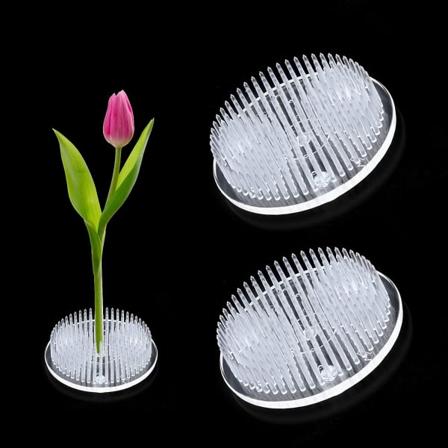 Galaxy 6 stk Blomsterfrø Rund Blomsterarrangør, Plast Blomsterarrangør Værktøjsnåleholder