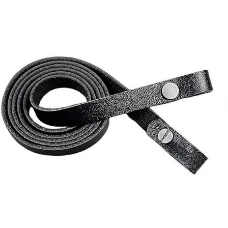 Handgjort Äkta Läder Kikare Kamera Axel- och Nackrem Kit med DC-adapter