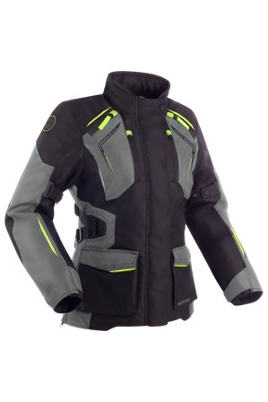 Motorradjacke BERING Vision Damen Schwarz/Grau S