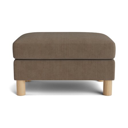 Haven puf Ontario Brun - Slidstærk & Komfortabel - 75x50x44cm - Perfekt til afslapning - Brun Puf