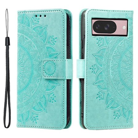 SKALO Google Pixel 10 Mandala Flip Cover - Turkis