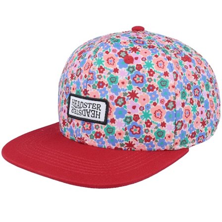 Kinder Headster - Multi snapback Cap - Kinder Floral Dream Merlot Snapback @ Hatstore