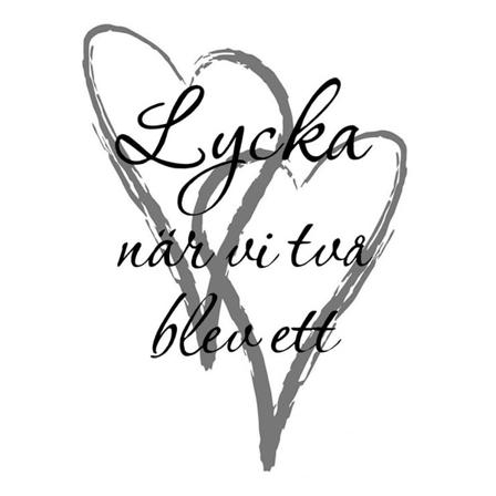 Väggord - Lycka
