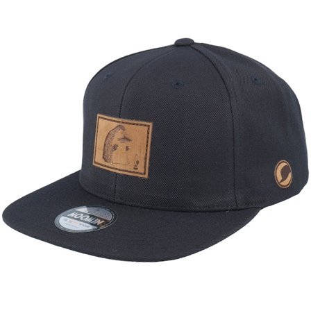 Moomin - Svart snapback Keps - "The Groke Engraved Patch Black Snapback " @ Hatstore