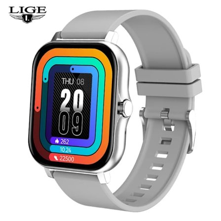 LIGE Ny Bluetooth Samtal Smart Klocka Kvinnor Röstassistent Sport Fitness Armband Vattentät Lday Smartwatch Män För Android Ios