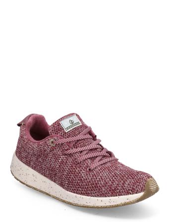 Womens Bobs Earth - Groove Lave Sneakers Rød Skechers*Betinget Tilbud