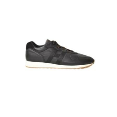 Hogan, Flat shoes Zwart, Heren, Maat:44 EU