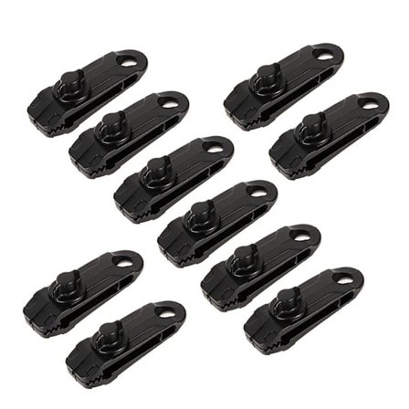 Kraftiga Tältklämmor i Nylon - Skydda mot Vind & Väder