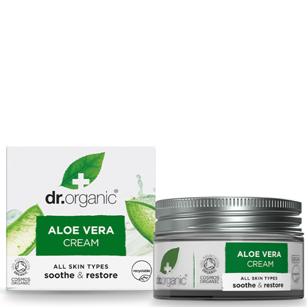 Dr Organic Aloe Vera Hudkräm 50 ml