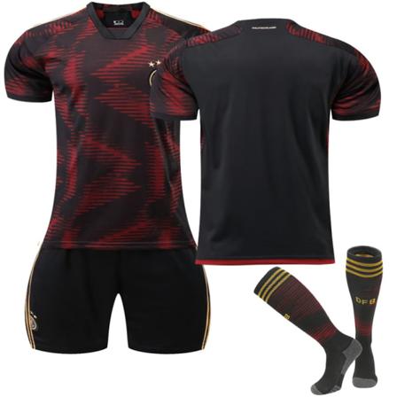 2022 Qatar World Cup Tyskland Borta Fotbollströja Set Xl