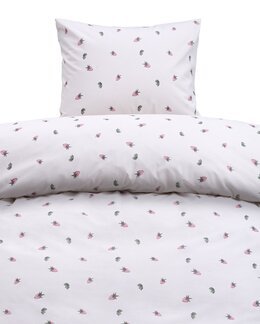 Sengetøj Jordbærdrøm 2-delt Hvid