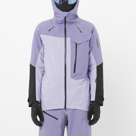 Salomon - veste pour homme Moon Patrol Gtx Jkt M - Blue Granite / Cosmic SKY - L