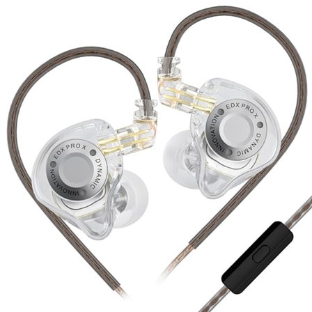 Wire Earphone Headphone Dynamic in Ear Earbud för telefondator Klart ljud