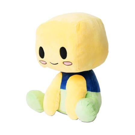 Blox Buddies -pehmolelu, Blox Buddies Noob Buddy -pehmolelut faneille ja ystäville, kauniita pehmolelunukkeja Yellow