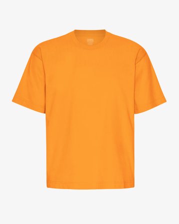 Oversized Organic T-Shirt - Sunny Orange - Male - L