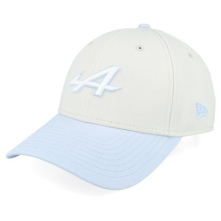 New Era - Motor Šedá adjustable Kšiltovka - Alpine F1 25 Acid Wash 9FORTY Stone/Pastel Blue Adjustable @ Hatstore