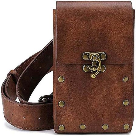 Verktøyveske Steampunk Midjeveske Fanny Pack Mote Gotisk Lær Skulderveske Messenger Bag Lår Ben Hofte Holster Håndveske Reiseveske Fottur Spo