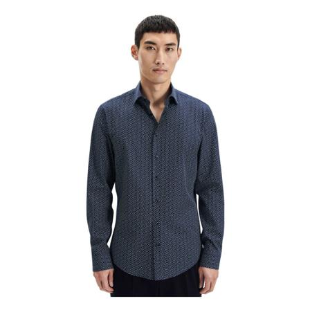 Seidensticker Business Shirt X-Slim , Blauw , Heren , Maat: S