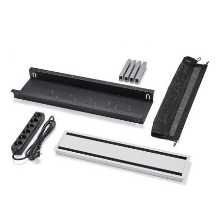 Kabelbokspakke UNIFY til QBUS/AUDREY fast understell 2400 mm, uten tilbehør, stor, hvit