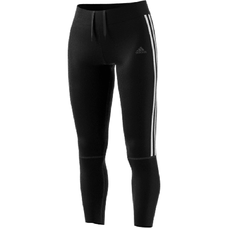 Adidas Women's Run It Tight 7/8 3 Stripe Women workout trousers Black S